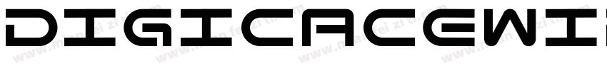 DIGICACEWIDE REGULAR字体转换
